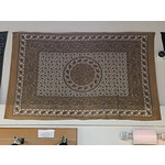 Olive and Burgundy Elephant Tapestry