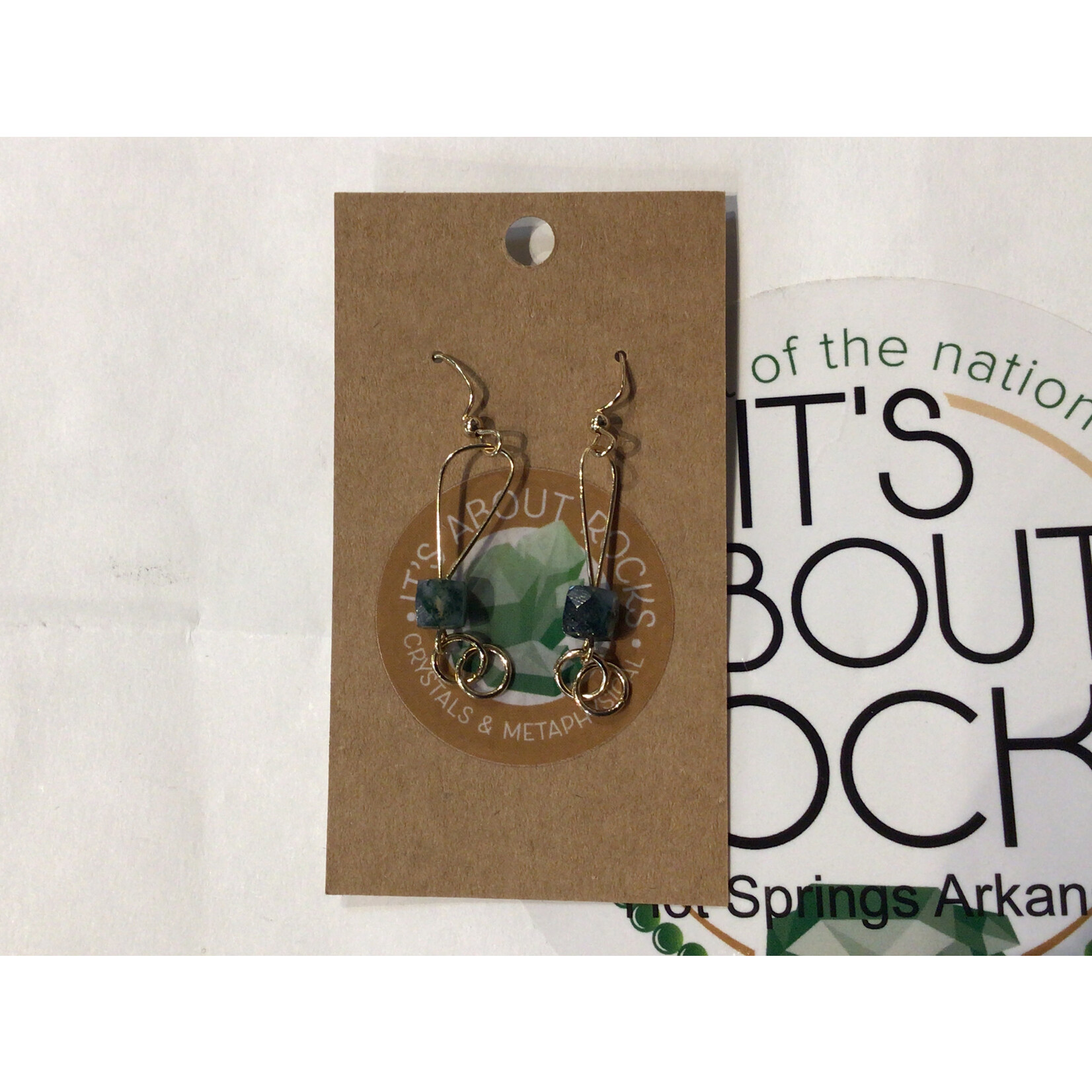 Sir Charles Assorted Moss Agate Earrings
