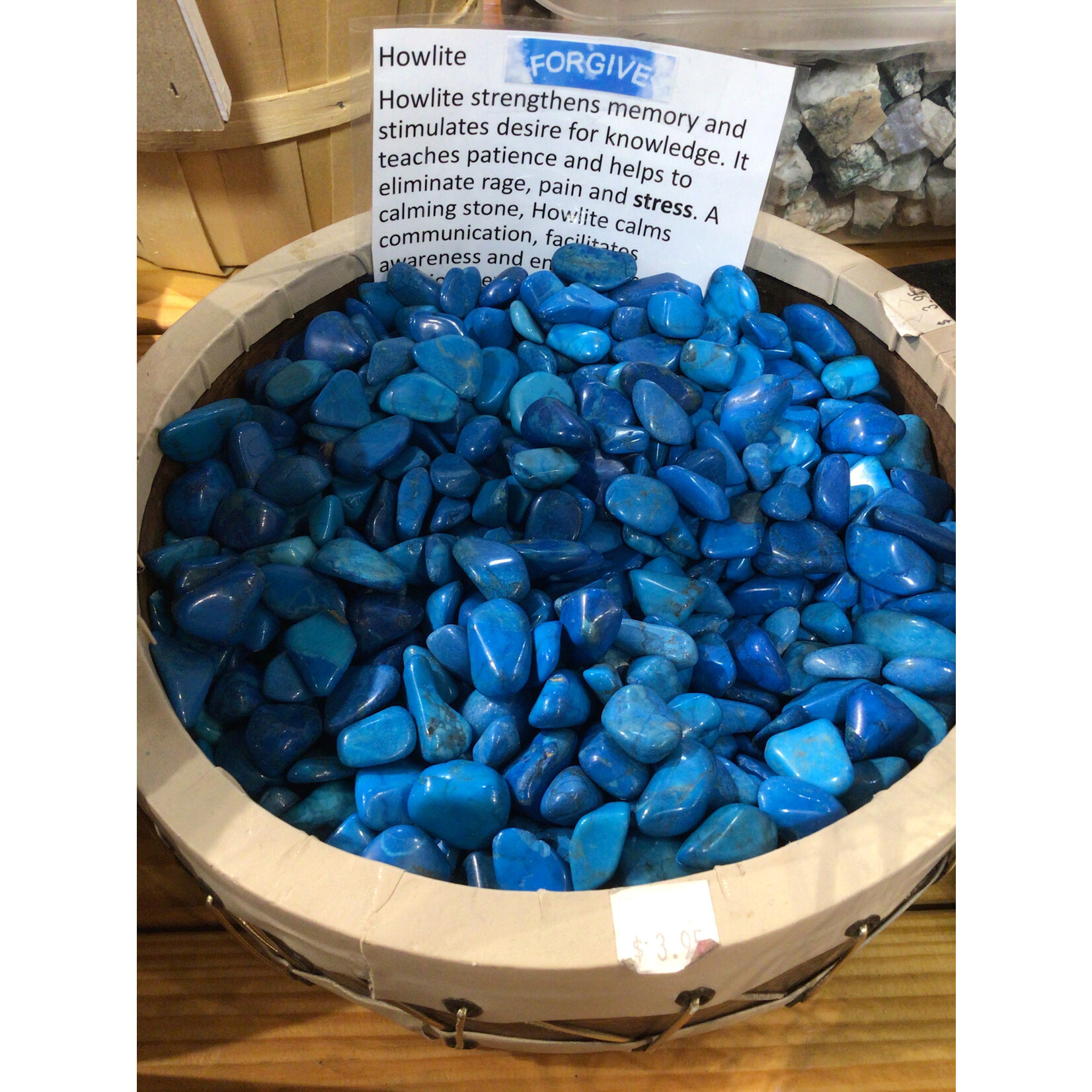 CP Stones Blue Howlite