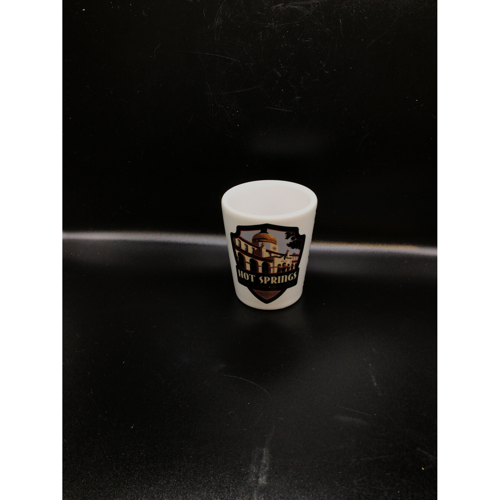 Hot Springs Quapaw Baths Embl Shot Glass