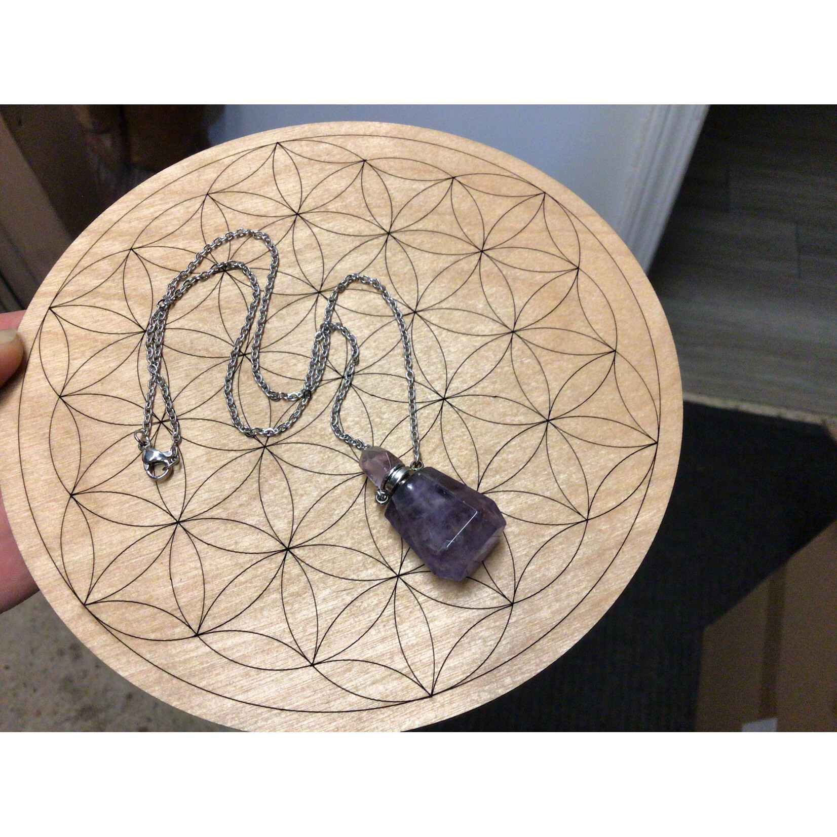 Stone bottle necklaces