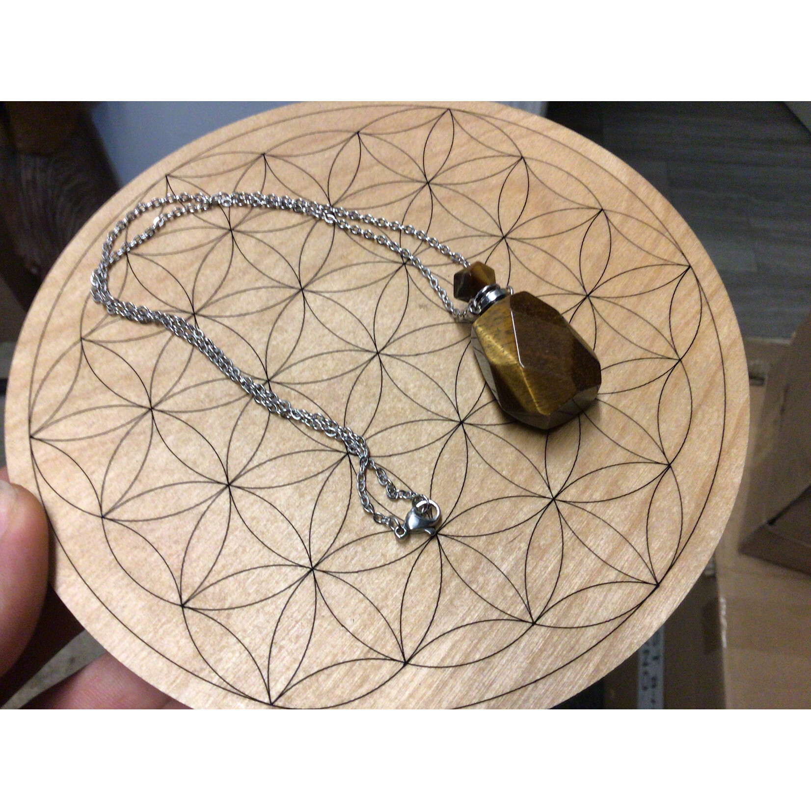 Stone bottle necklaces