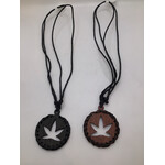 Wood Carved Necklace #26