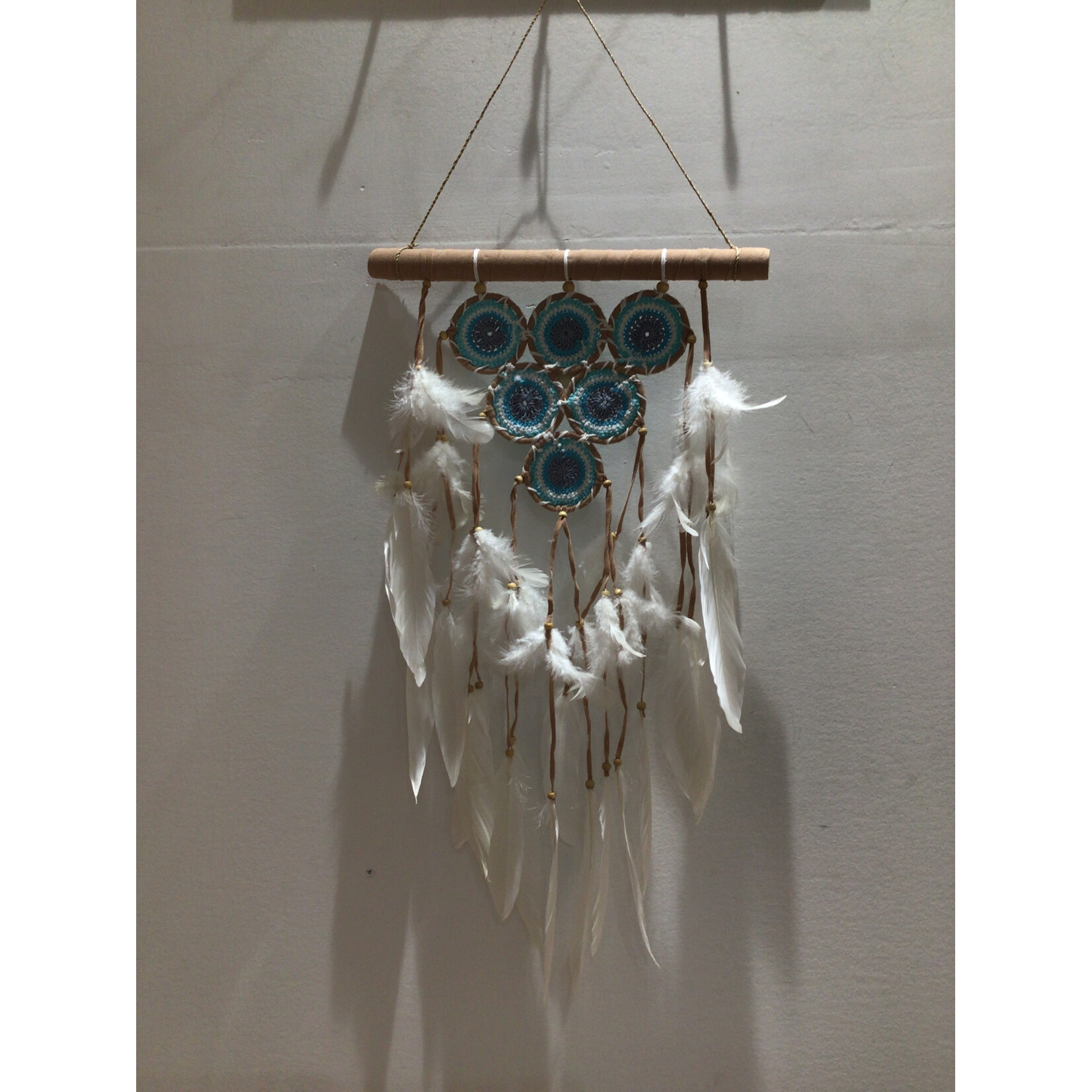 Natural Pastel Crochet Triange 82B