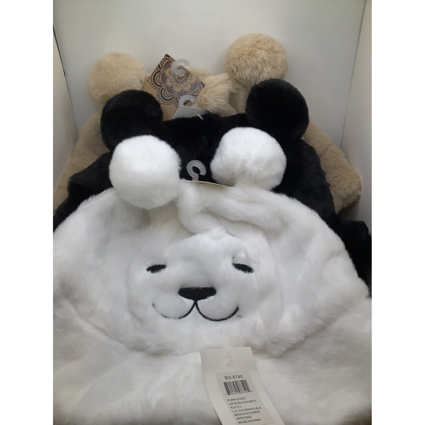 Bear Fuzzy Bucket Hat 22