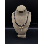 Shark Tooth Hematite Necklace 2385