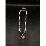 Shark Tooth Grn Fimo Necklace 2383