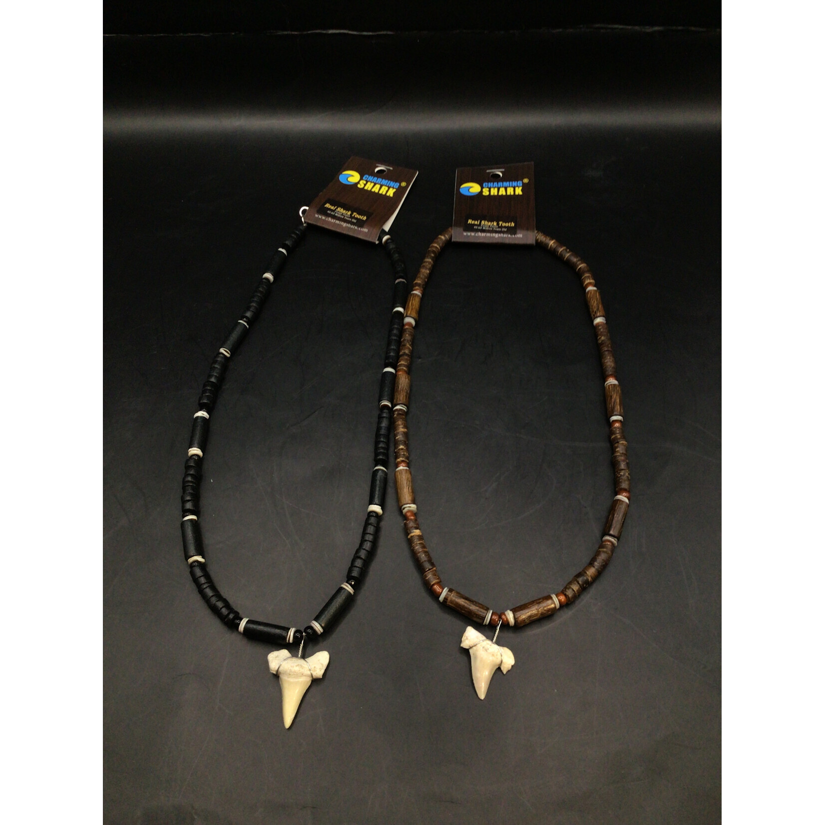 Wood Heshi Shark Tooth Necklace 2149