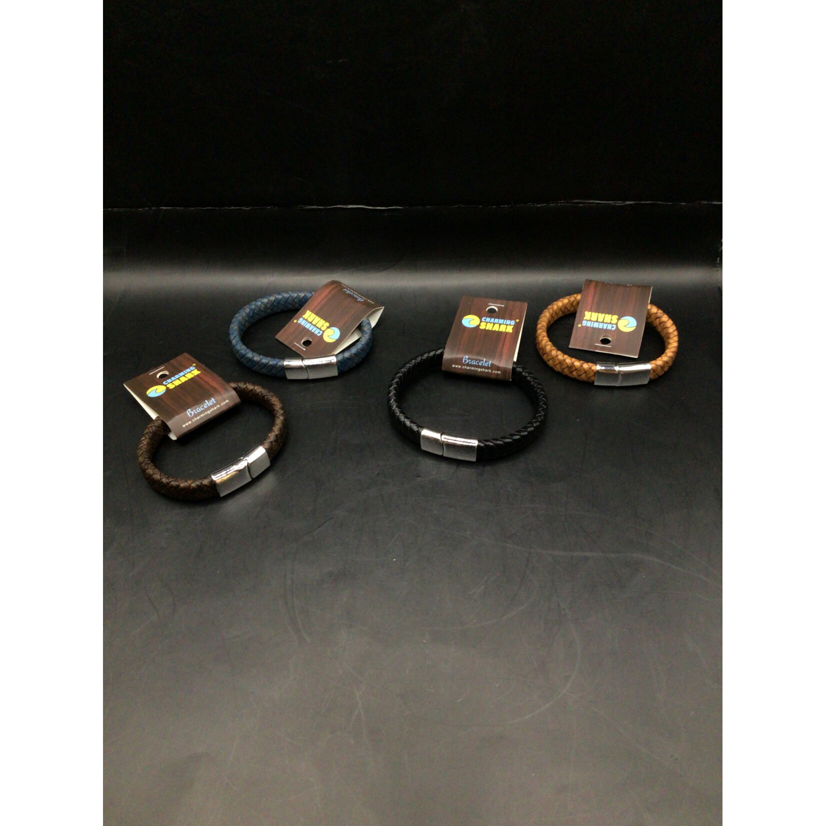 Asst. Leather Woven Bracelet 1052