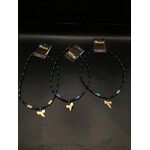 Black Fimo Shark Tooth Necklace 791