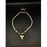 Shark Tooth on Macrame Necklace