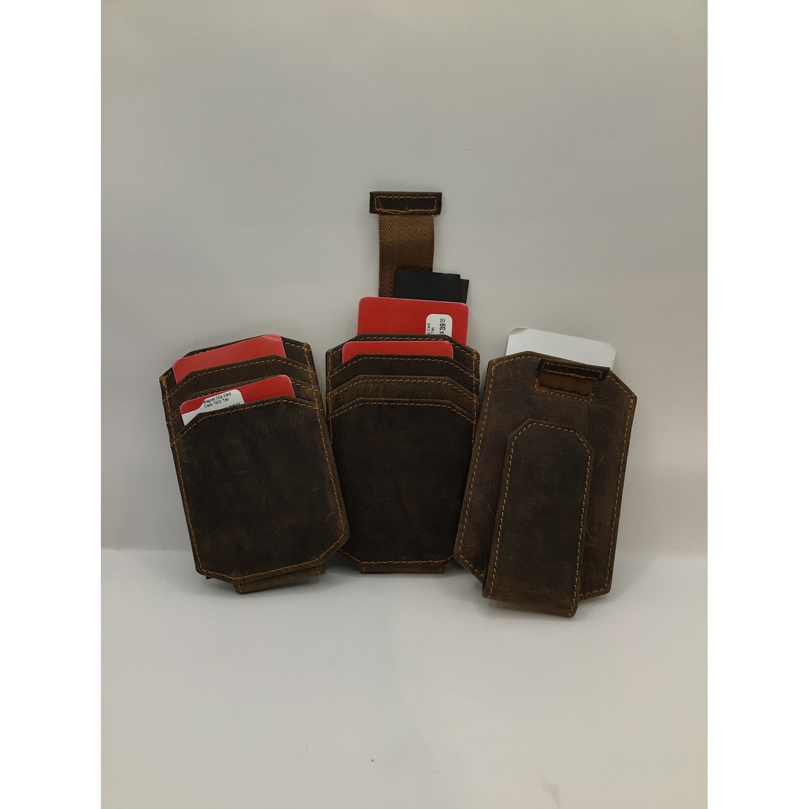 Magnet Clip Card Case 1022 Tan