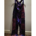 Everyday People Patchwork Overalls O/S