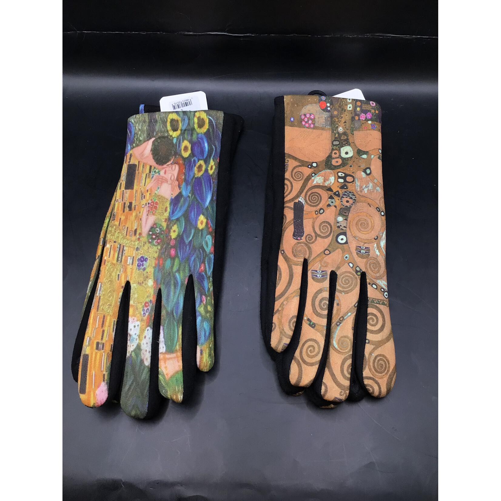Women's Flower Painting Touch Screen Gloves