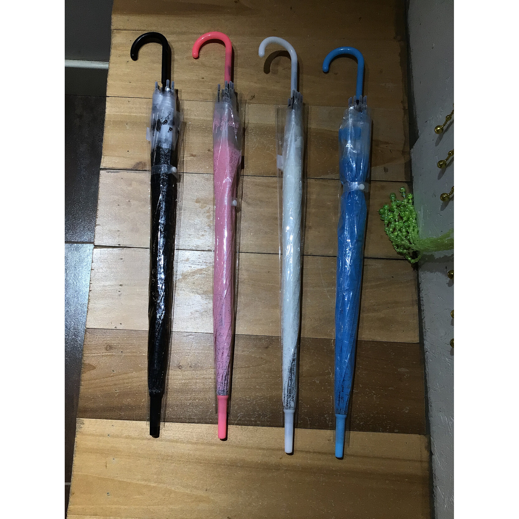 Butterfly Transparent Clear Umbrella Assorted Colors