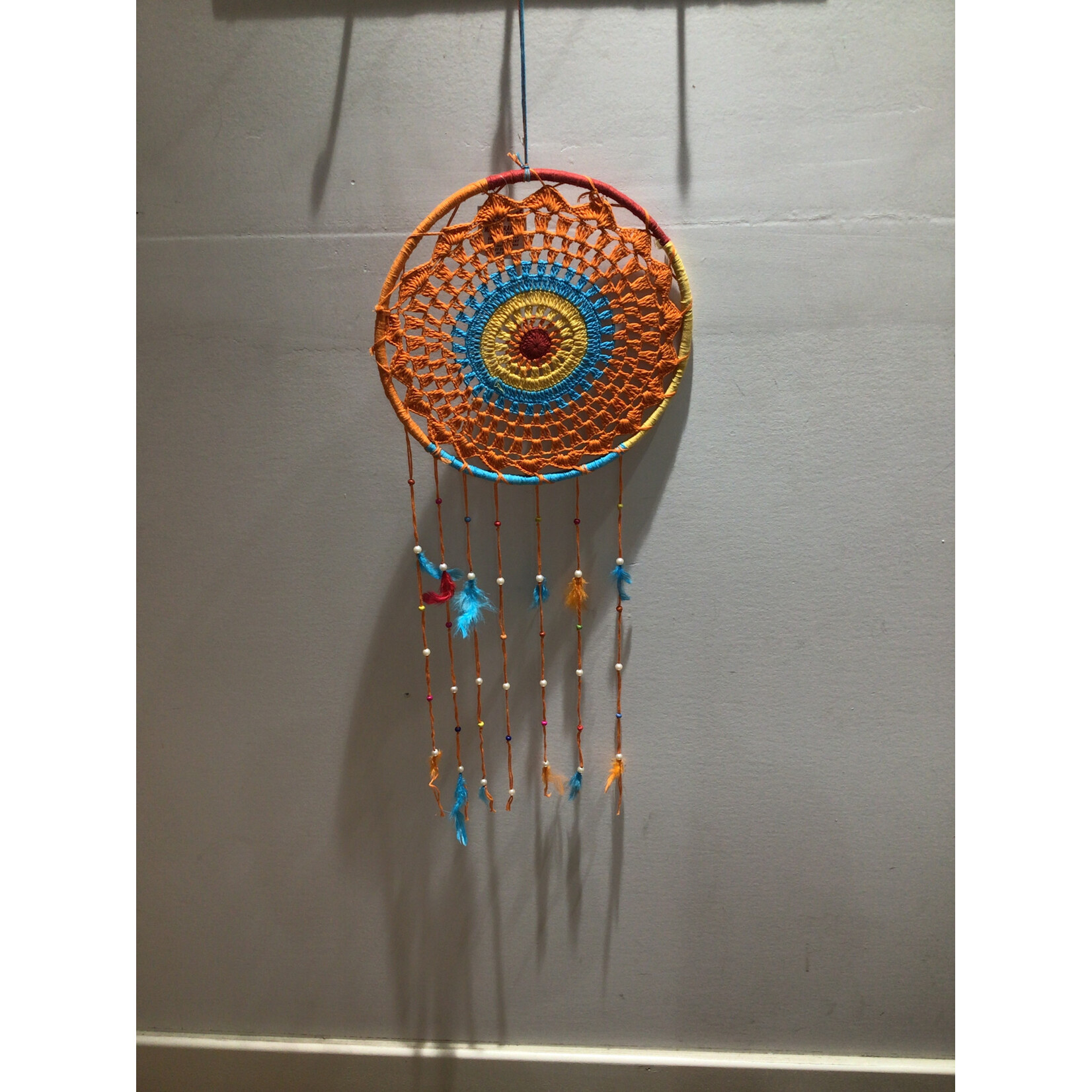 Sun Crochet Dreamcatcher