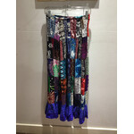 Rayon Patch Long Skirt 1391