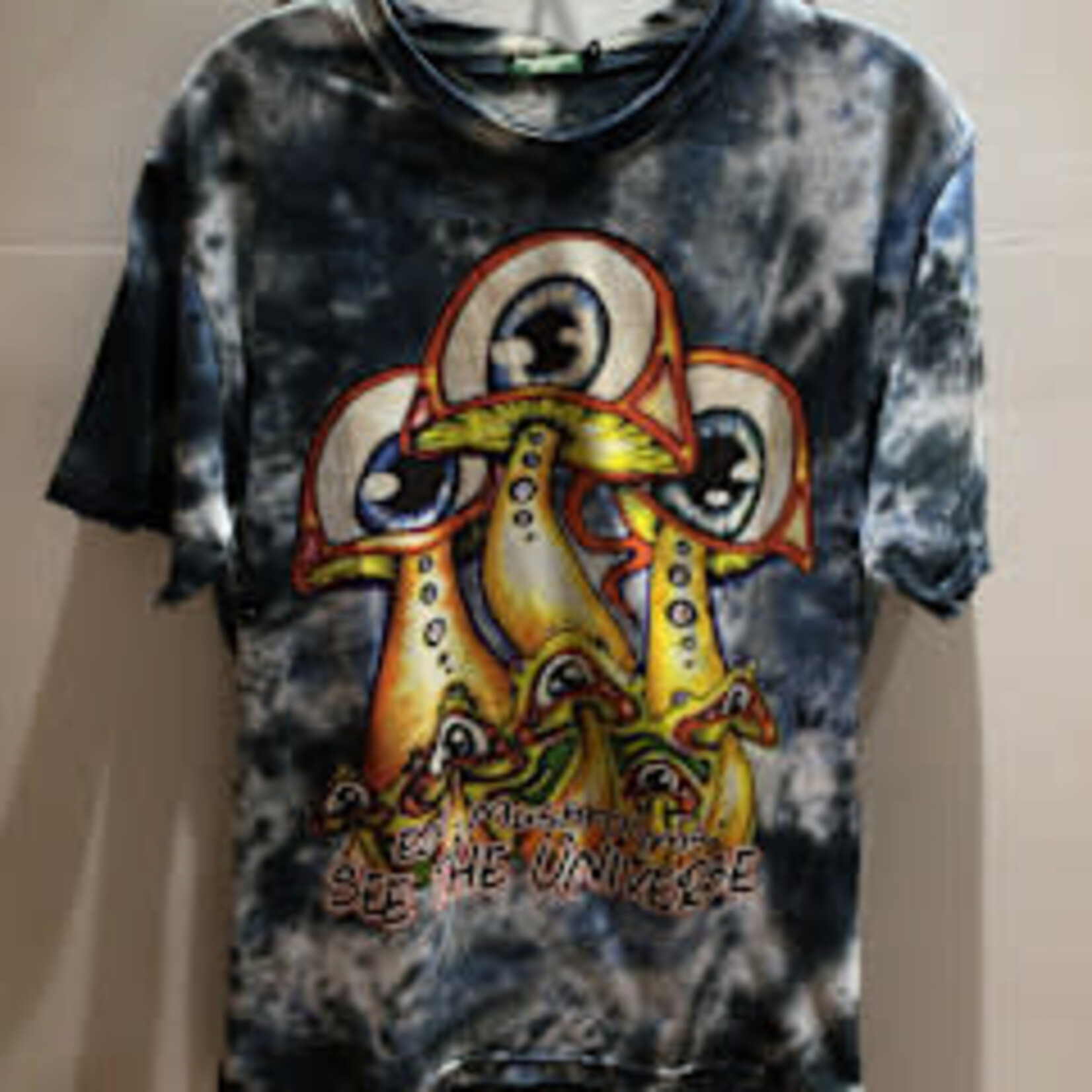 Tie-Dye Unisex Cotton Eye Mushroom Tee 1619