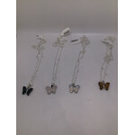 Faceted Butterfly Pendant