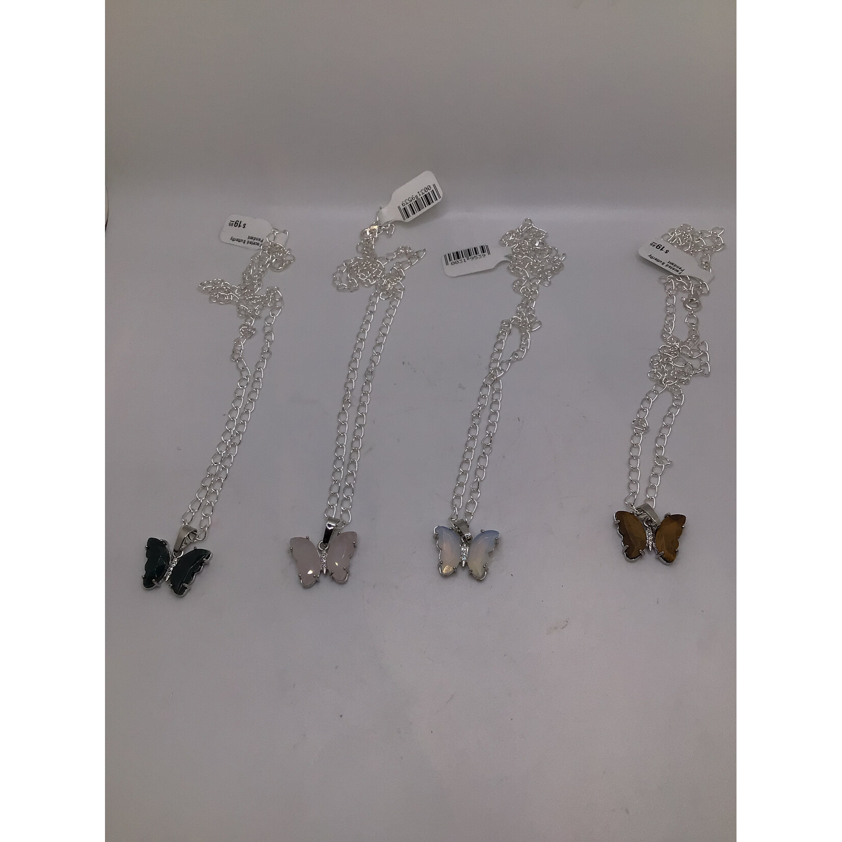 Faceted Butterfly Pendant