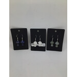 Asst. Gemstone Mushroom Earrings