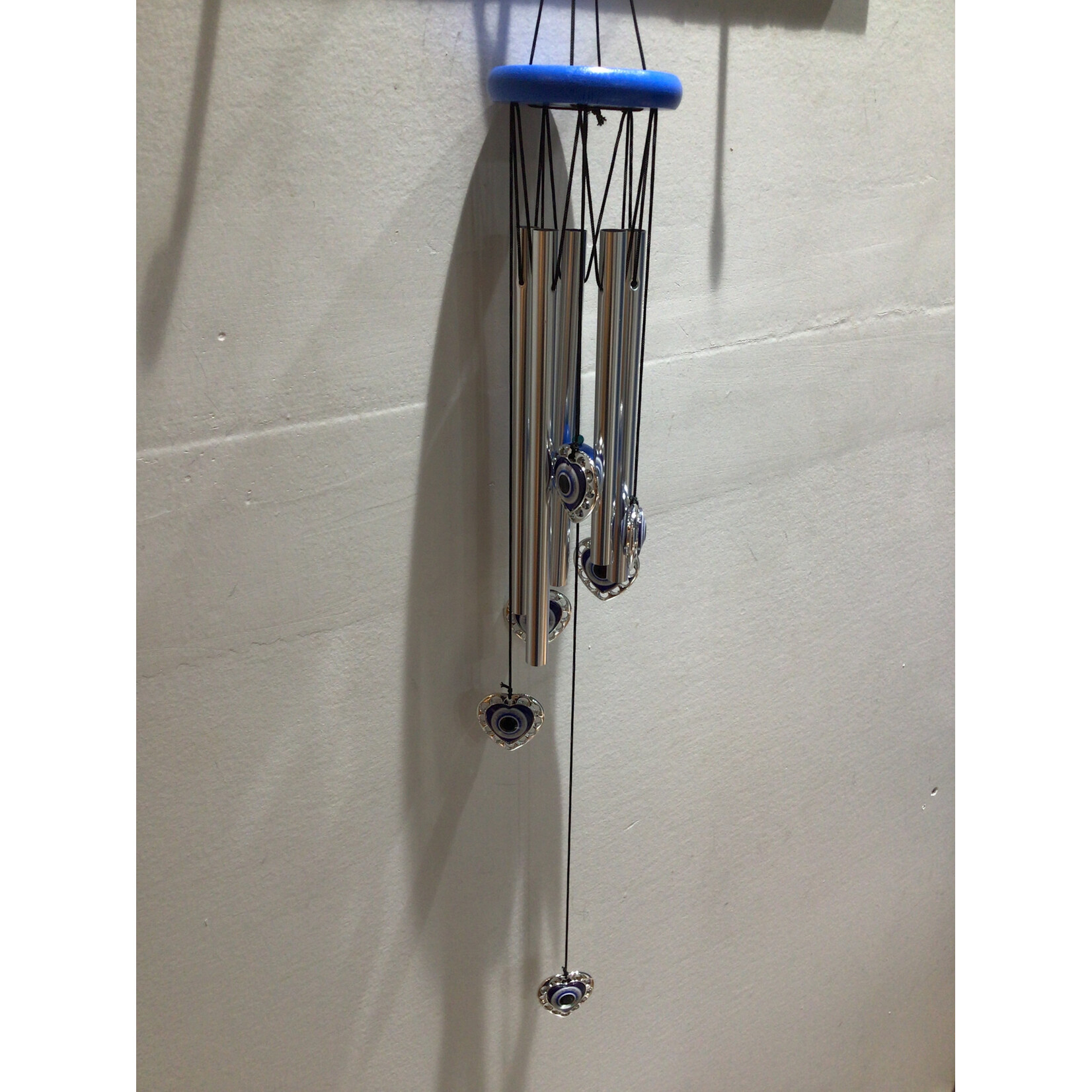 Heart Shape Evil Eye Windchime