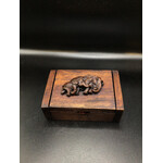 Elephant wooden box