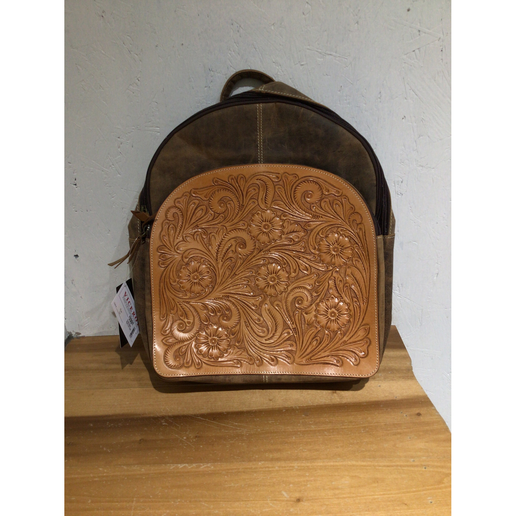 Tooled Back Pack TL21 TAN