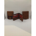 Vintage Wallet w/Coin Purse-198-Tan