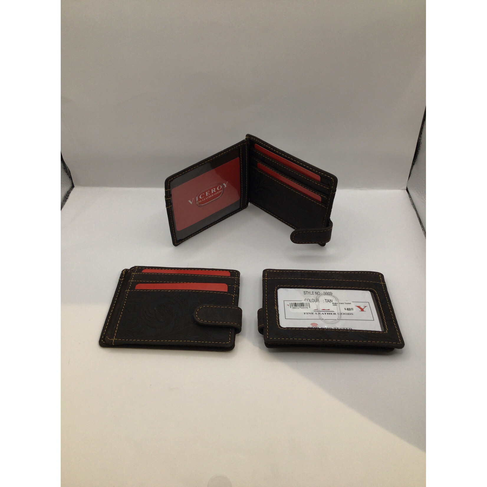 Wallet Hand Tooled 3009