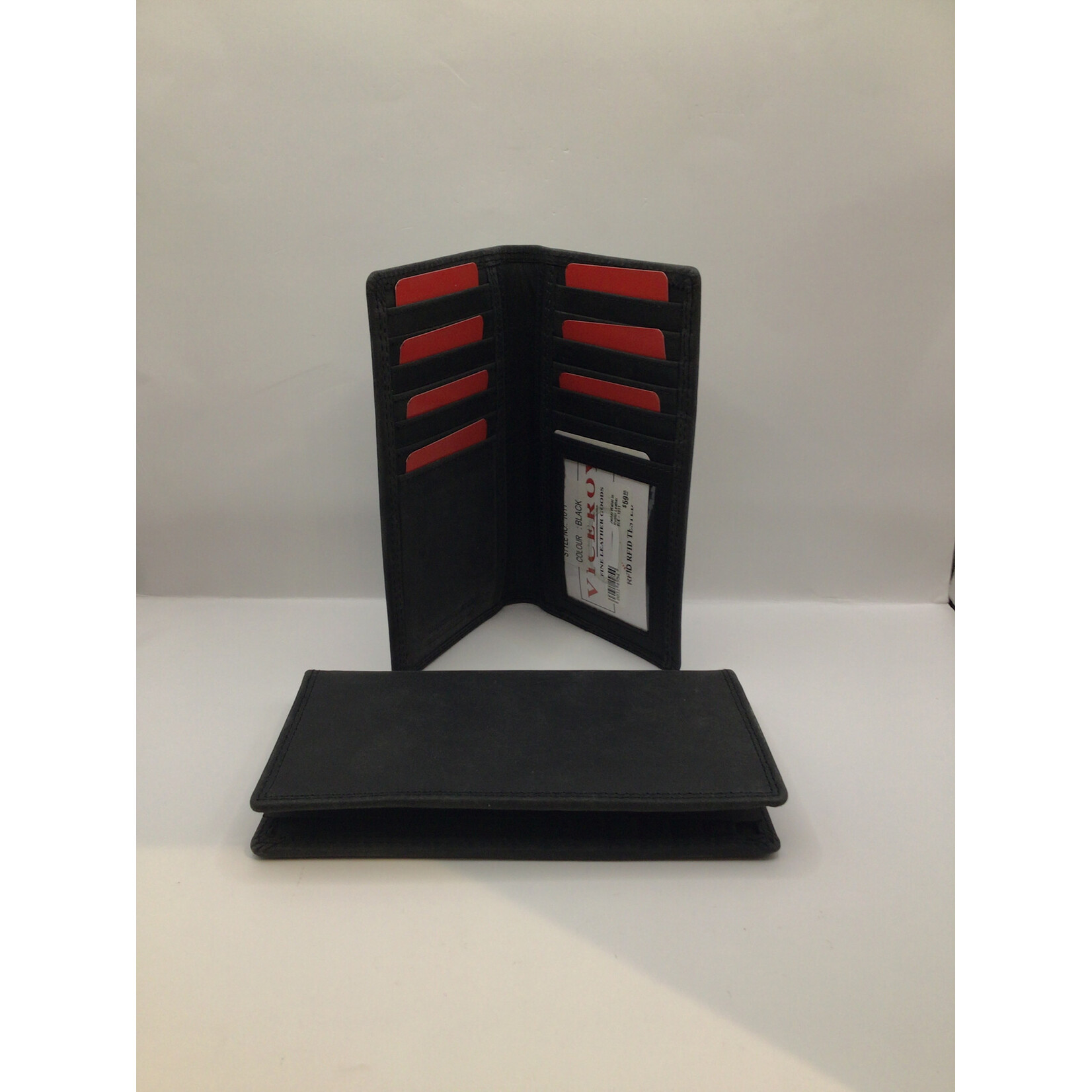 Jacket Wallet in Hunter Leather BLK-1011