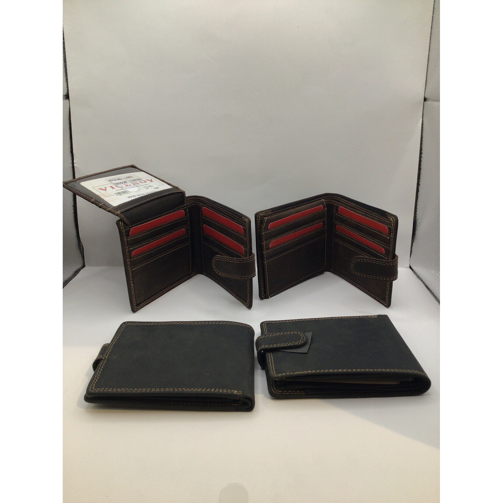 Hunter Leather 2-Tone Wallet 1005