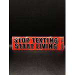 Stop Texting Start Living Sticker