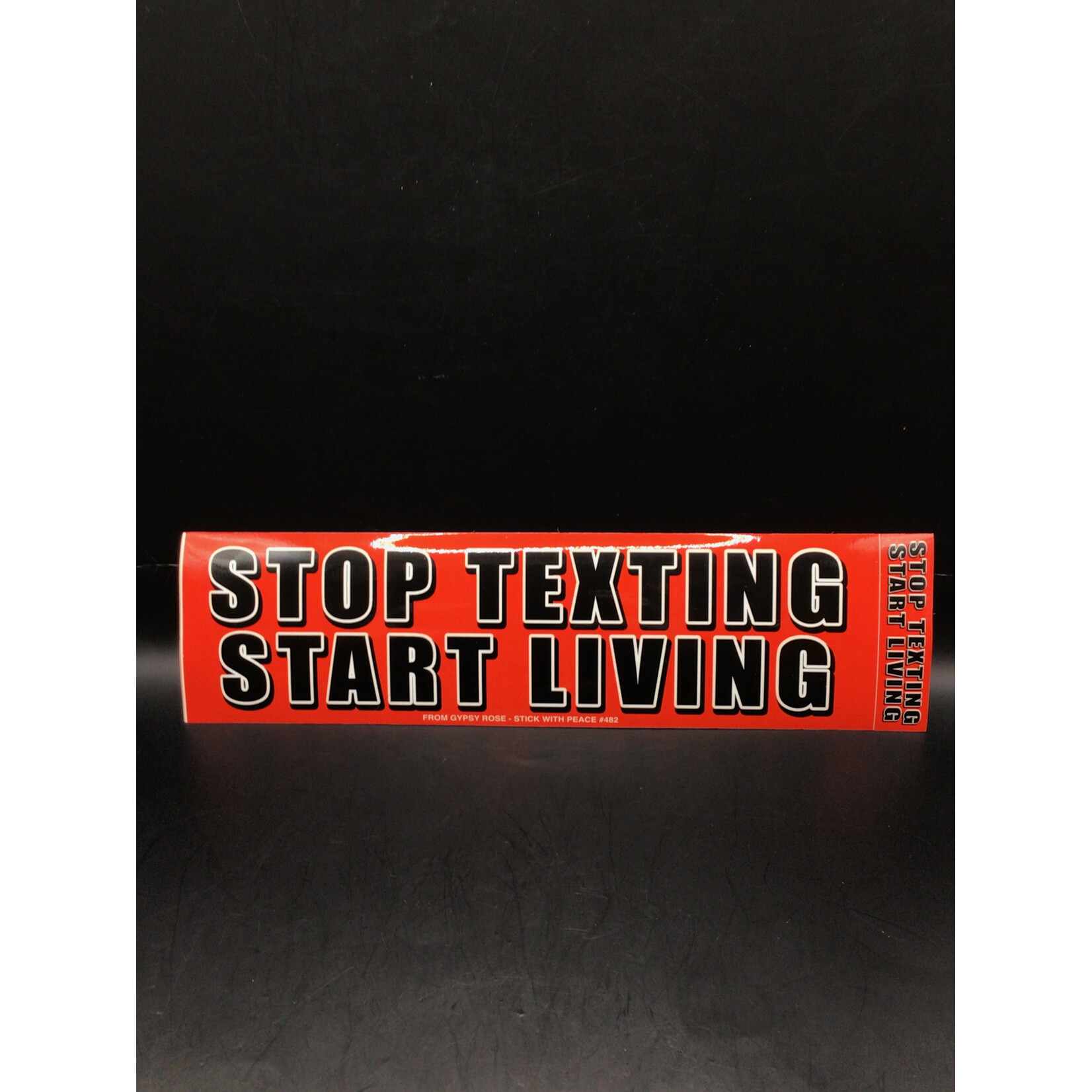 Stop Texting Start Living Sticker
