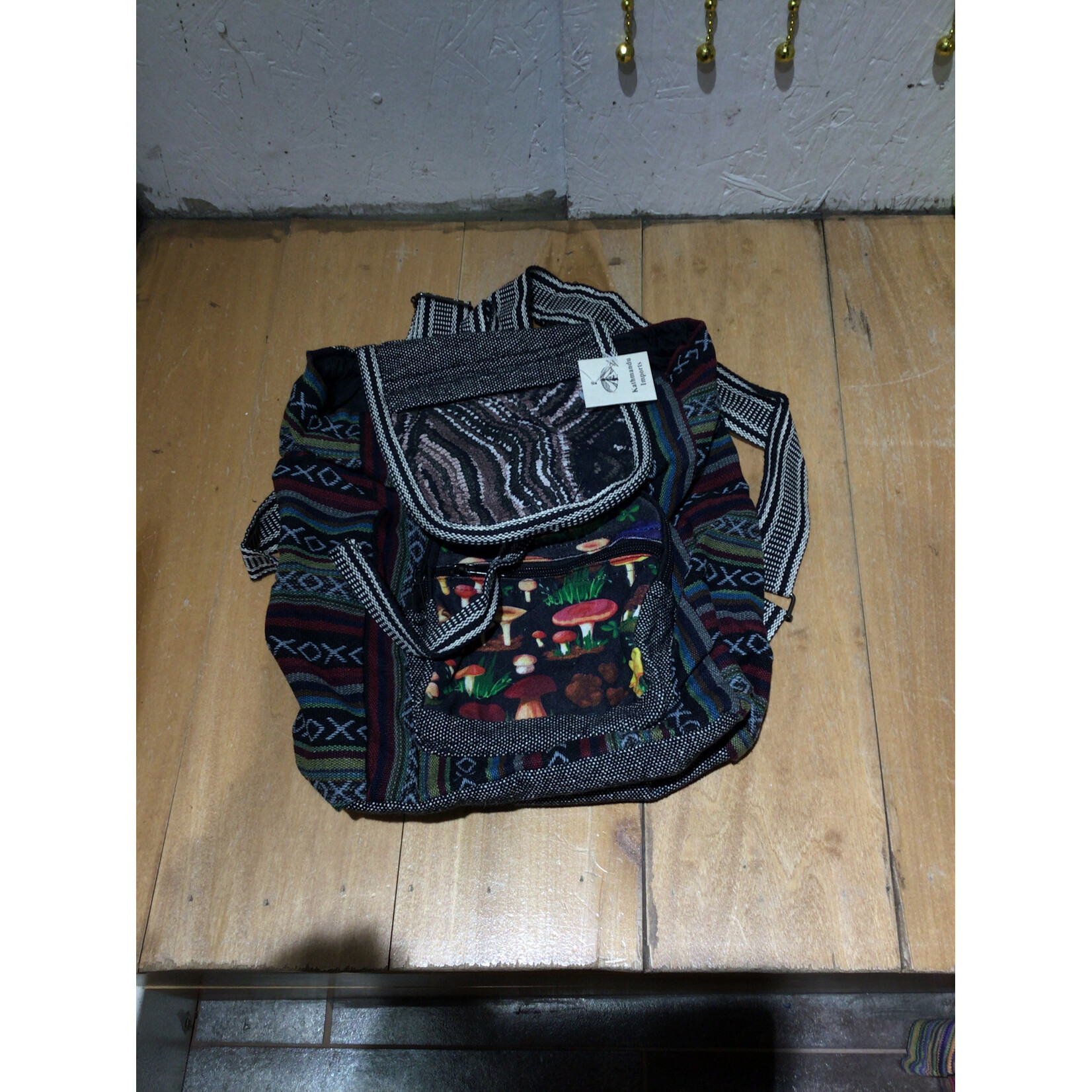 Small Mushroom Cotton BackPack (Z-CODE-551)