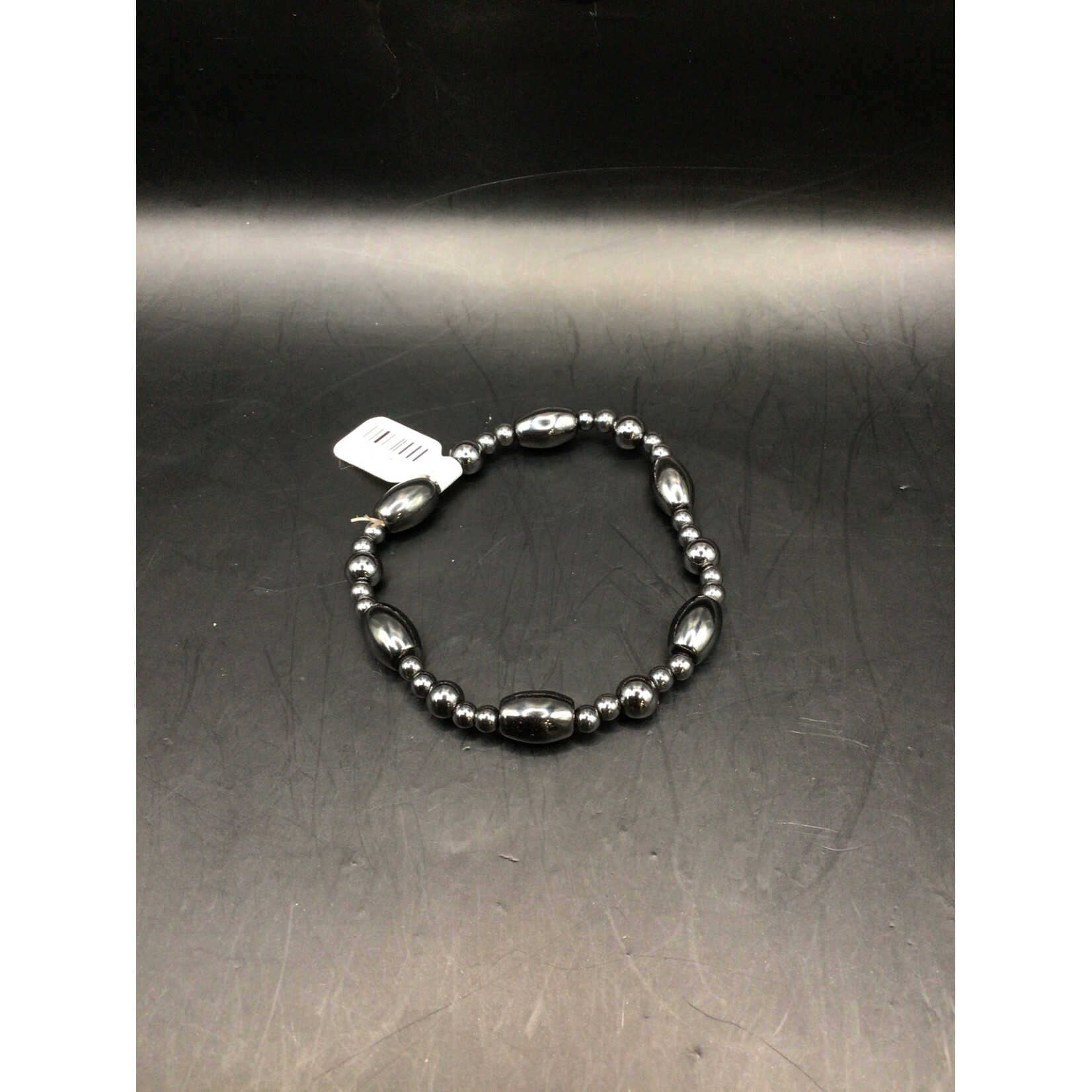 W.W. Fancy Hematite Bracelet 7.5" JHBL-242