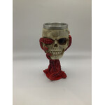 Octopus Skull Goblet 6oz. w. Stainless Steel Cup 2.75" cup Dia. 7.50"H