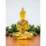 Buddha Statue w/Gold Accents