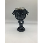 Twin Dragon Goblet 6oz. w/ Stainless Steel Cup 2.75" Cup Dia, 7.5"H