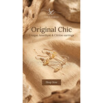 Sir Charles Citrine Earrings Cool Design .925 Silver