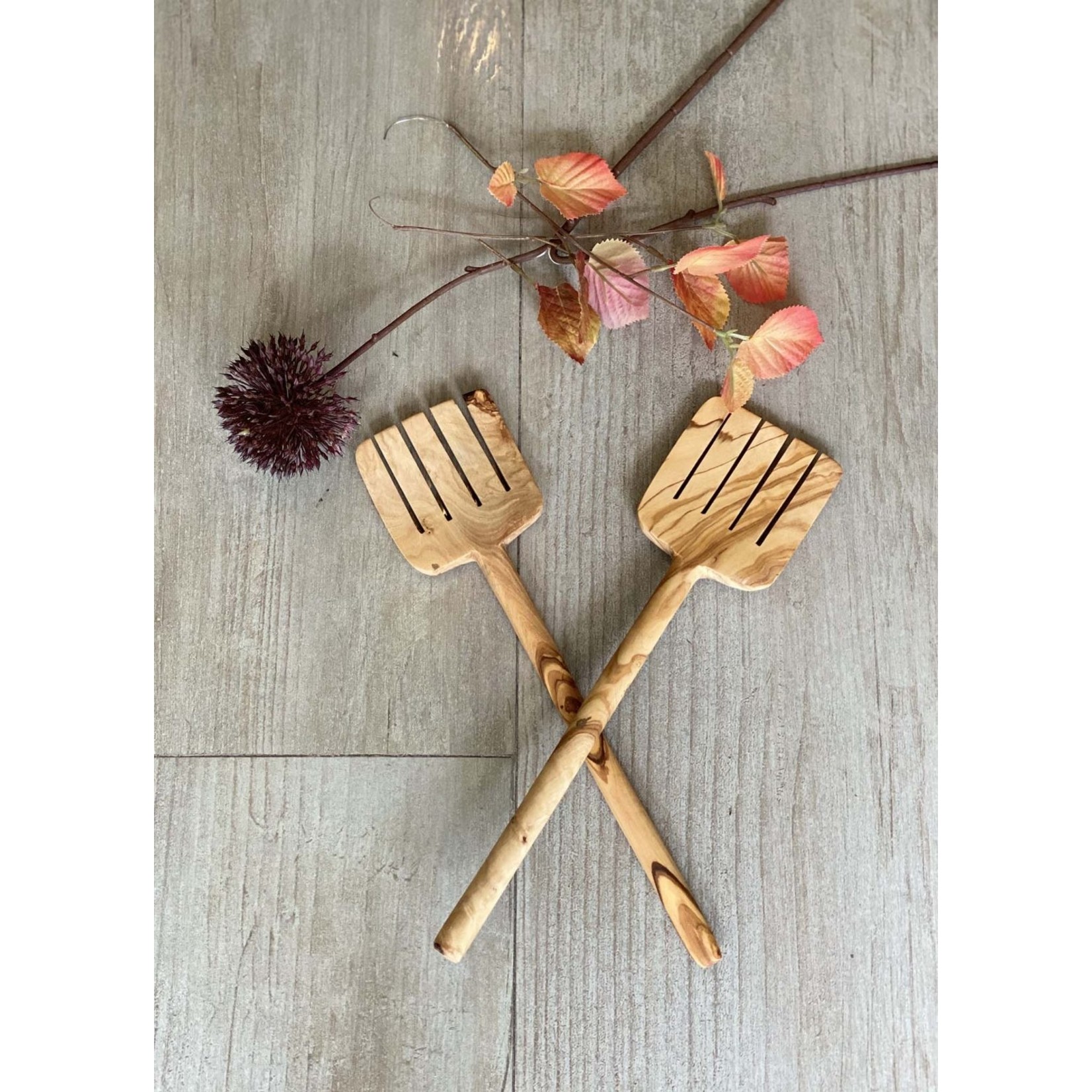 Scents and Feel Olive Wood Serving Fork