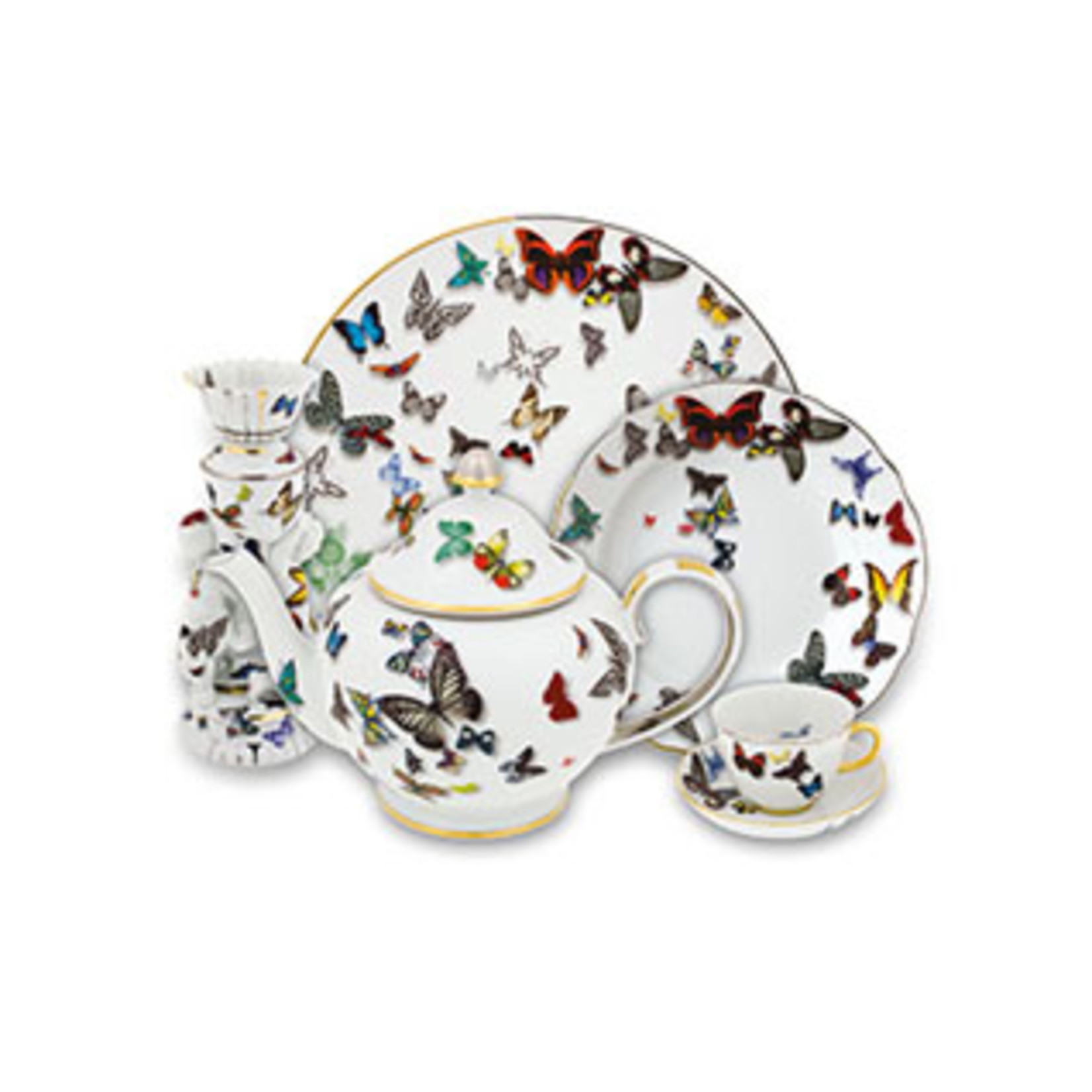 Vista Allegre Butterfly Parade Porcelain Tableware