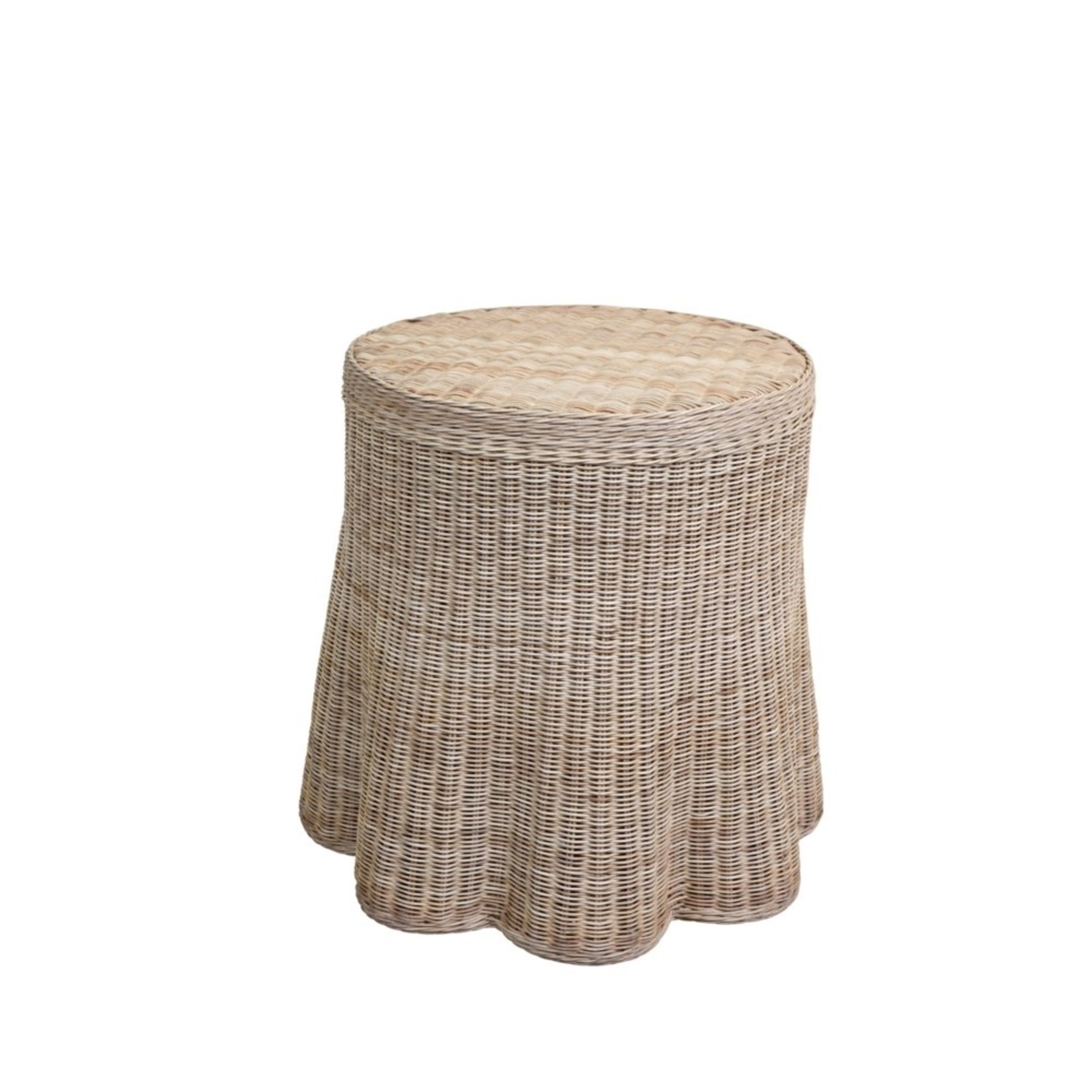 Mainly Baskets Scallop Side Table - Natural