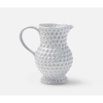 Blue Pheasant Remi White Pitcher