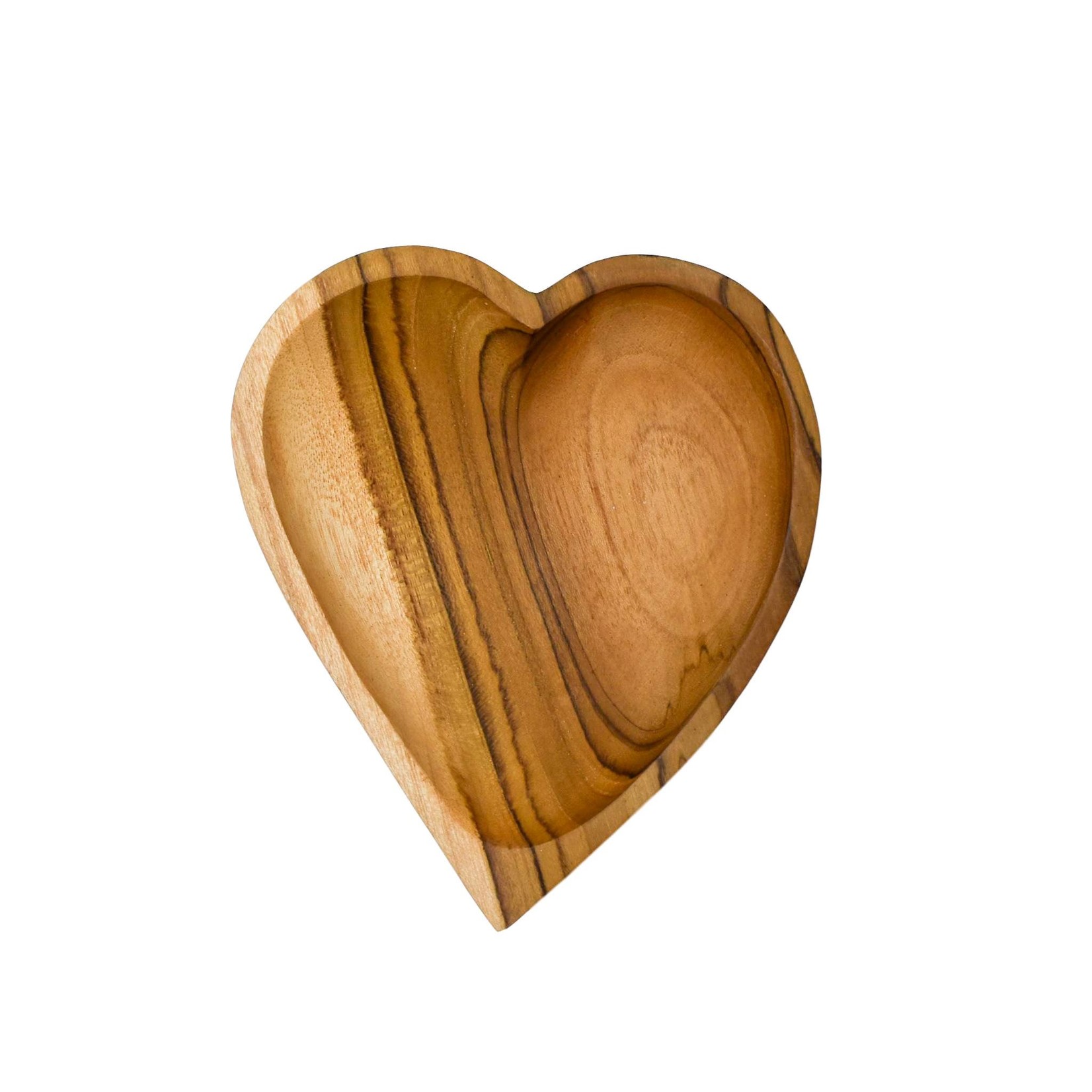 Poppy + Sage Heart Teak Bowl