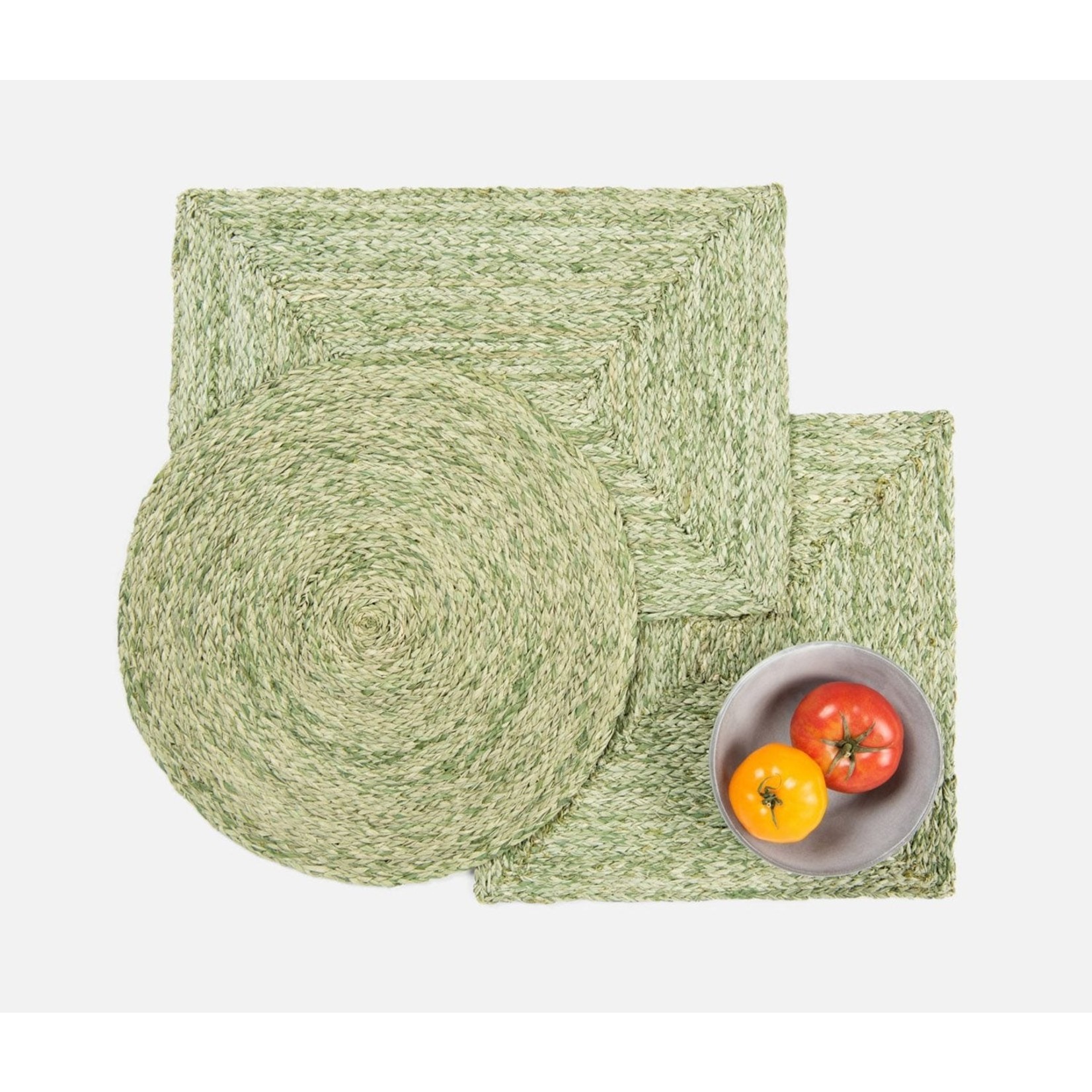 Blue Pheasant Zoey Pale Green Placemats - Set of 4