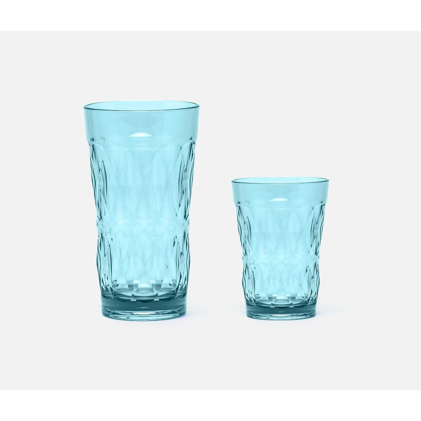 Blue Pheasant Brielle Acrylic Blue Glassware