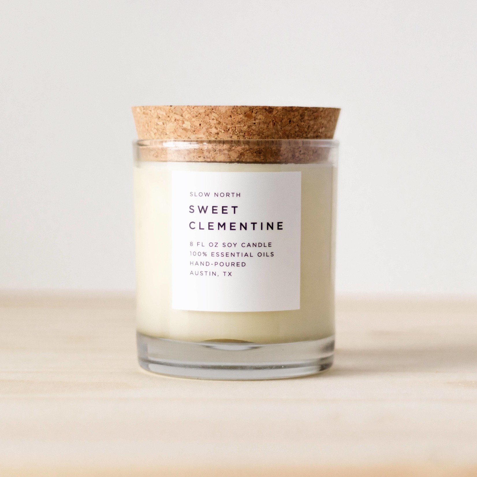 Slow North Hand-Poured Frosted Candles