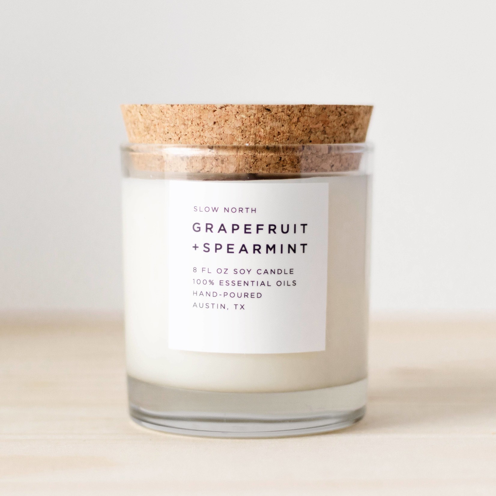 Slow North Hand-Poured Frosted Candles
