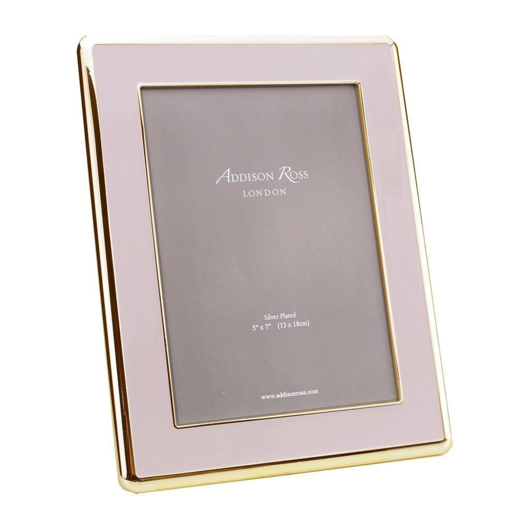 Addison Ross Colored Enamel & Gold Curved Photo Frame